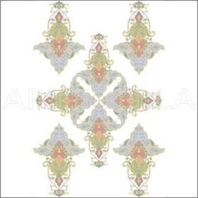 Artebella 1628K Koyu Zemin 35x50 cm Extra Büyük Kolay Transfer