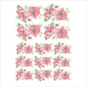 Artebella 1639K Koyu Zemin 35x50 cm Kolay Transfer