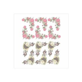 Artebella 1644K Koyu Zemin 35x50 cm Extra Büyük Kolay Transfer