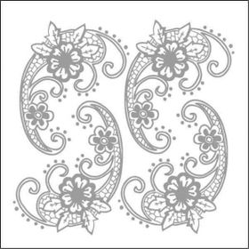 Artebella 16x16 cm 7304S Silver Transfer