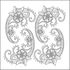 Artebella 16x16 cm 7304S Silver Transfer