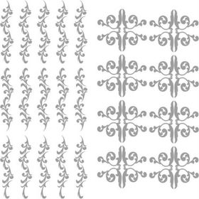 Artebella 16x16 cm 7314S Silver Transfer