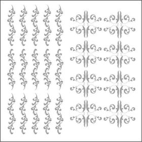Artebella 16x16 cm 7314S Silver Transfer