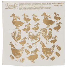 Artebella 16x16 cm 7322G Gold Transfer