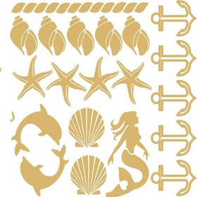 Artebella 16x16 cm 7328G Gold Transfer