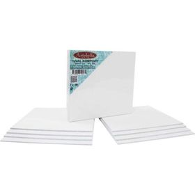 Artebella 16x17 cm 8'li Set Preslenmiş Tuval Kompozit