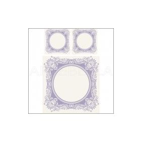 Artebella 1750K Koyu Zemin 23x34 cm Büyük Dantel Kolay Transfer