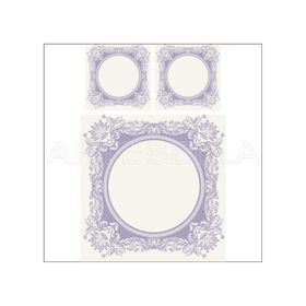 Artebella 1750K Koyu Zemin 23x34 cm Büyük Dantel Kolay Transfer