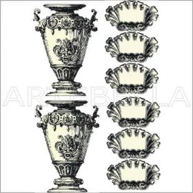 Artebella 1775V Açık Zemin 23x34 cm Büyük Dantel Kolay Transfer