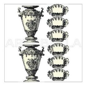 Artebella 1775V Açık Zemin 23x34 cm Büyük Dantel Kolay Transfer