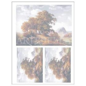 Artebella 17x24 cm Koyu Zemin 1292K Küçük Kolay Transfer