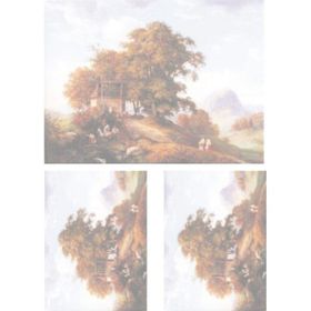 Artebella 17x24 cm Koyu Zemin 1292K Küçük Kolay Transfer