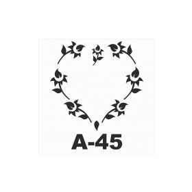 Artebella 20x20 cm A-45 Stencil Şablon