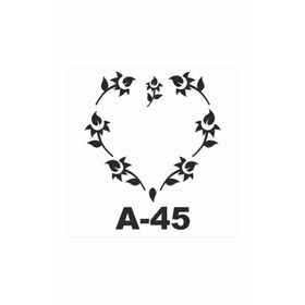 Artebella 20x20 cm A-45 Stencil Şablon