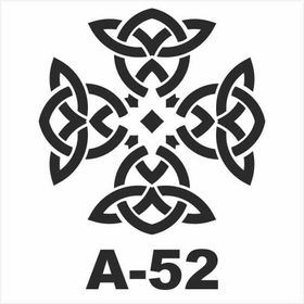 Artebella 20x20 cm A-52 Stencil Şablon
