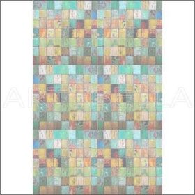 Artebella 23x34 cm 1567K Koyu Zemin Mozaik Kolay Transfer
