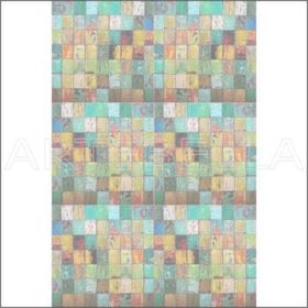 Artebella 23x34 cm 1567K Koyu Zemin Mozaik Kolay Transfer