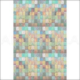 Artebella 23x34 cm 1567K Koyu Zemin Mozaik Kolay Transfer