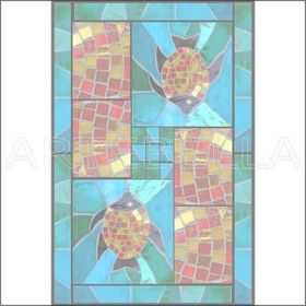 Artebella 23x34 cm 1568K Koyu Zemin Mozaik Kolay Transfer
