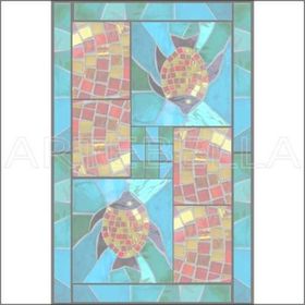 Artebella 23x34 cm 1568K Koyu Zemin Mozaik Kolay Transfer