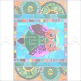 Artebella 23x34 cm 1571K Koyu Zemin Mozaik Kolay Transfer
