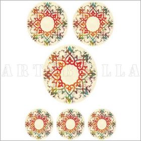 Artebella 23x34 cm 914K Koyu Zemin Soft Kolay Transfer