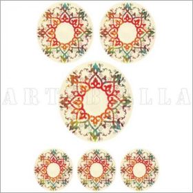 Artebella 23x34 cm 914K Koyu Zemin Soft Kolay Transfer