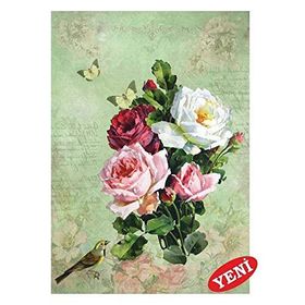 Artebella 23x34 cm Açık Zemin 1427V Büyük Kolay Transfer