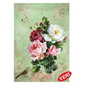 Artebella 23x34 cm Açık Zemin 1427V Büyük Kolay Transfer