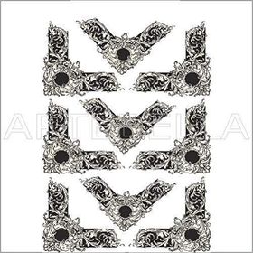 Artebella 23X34 cm Açık Zemin 1763V Dantel Kolay Transfer