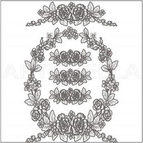 Artebella 23X34 cm Koyu Zemin 1765K Dantel Kolay Transfer