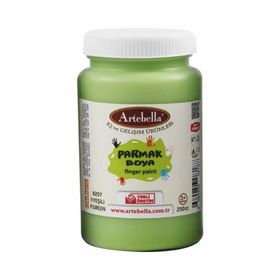 Artebella 250 cc Fıstık Yeşili Parmak Boyası