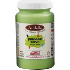 Artebella 250 cc Fıstık Yeşili Parmak Boyası