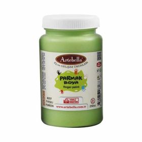 Artebella 250 cc Fıstık Yeşili Parmak Boyası