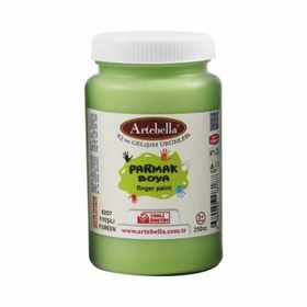 Artebella 250 cc Fıstık Yeşili Parmak Boyası