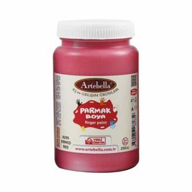 Artebella 250 cc Kırmızı Parmak Boyası