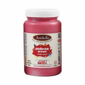 Artebella 250 cc Kırmızı Parmak Boyası