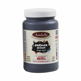 Artebella 250 cc Siyah Parmak Boyası