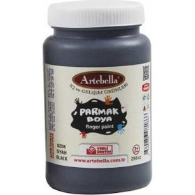 Artebella 250 cc Siyah Parmak Boyası