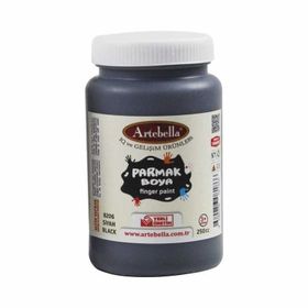 Artebella 250 cc Siyah Parmak Boyası