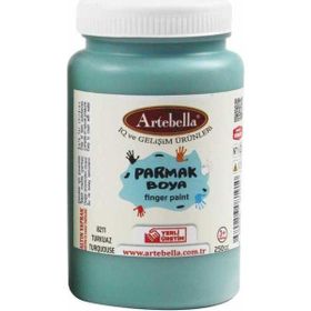 Artebella 250 cc Turkuaz Parmak Boyası