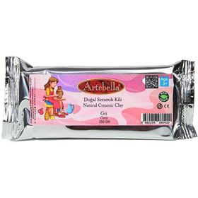 Artebella 250 gr Gri Doğal Seramik Kili
