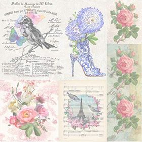 Artebella 25x25 cm 6005K Koyu Zemin Mixart Kolay Transfer