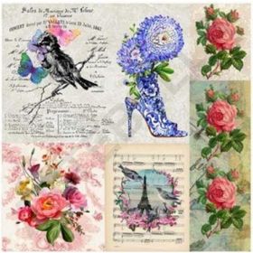 Artebella 25x25 cm 6005K Koyu Zemin Mixart Kolay Transfer