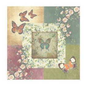 Artebella 25x25 cm 6007K Koyu Zemin Mixart Kolay Transfer