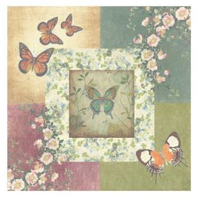 Artebella 25x25 cm 6007K Koyu Zemin Mixart Kolay Transfer