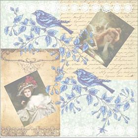 Artebella 25x25 cm 6011K Koyu Zemin Mixart Kolay Transfer