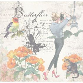 Artebella 25x25 cm 6015K Koyu Zemin Mixart Kolay Transfer