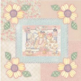 Artebella 25x25 cm 6017K Koyu Zemin Mixart Kolay Transfer