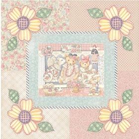 Artebella 25x25 cm 6017K Koyu Zemin Mixart Kolay Transfer